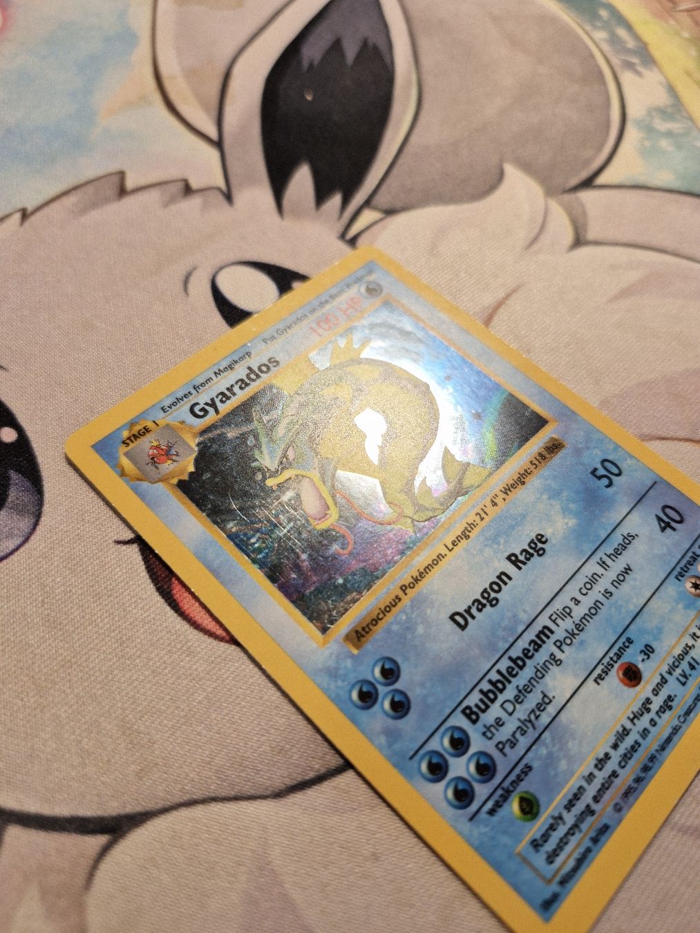 Pokémon Carte collezionabili: Gyarados Shadowless 6/102 holo – Usato da Echallens venduto da Nathan138 1