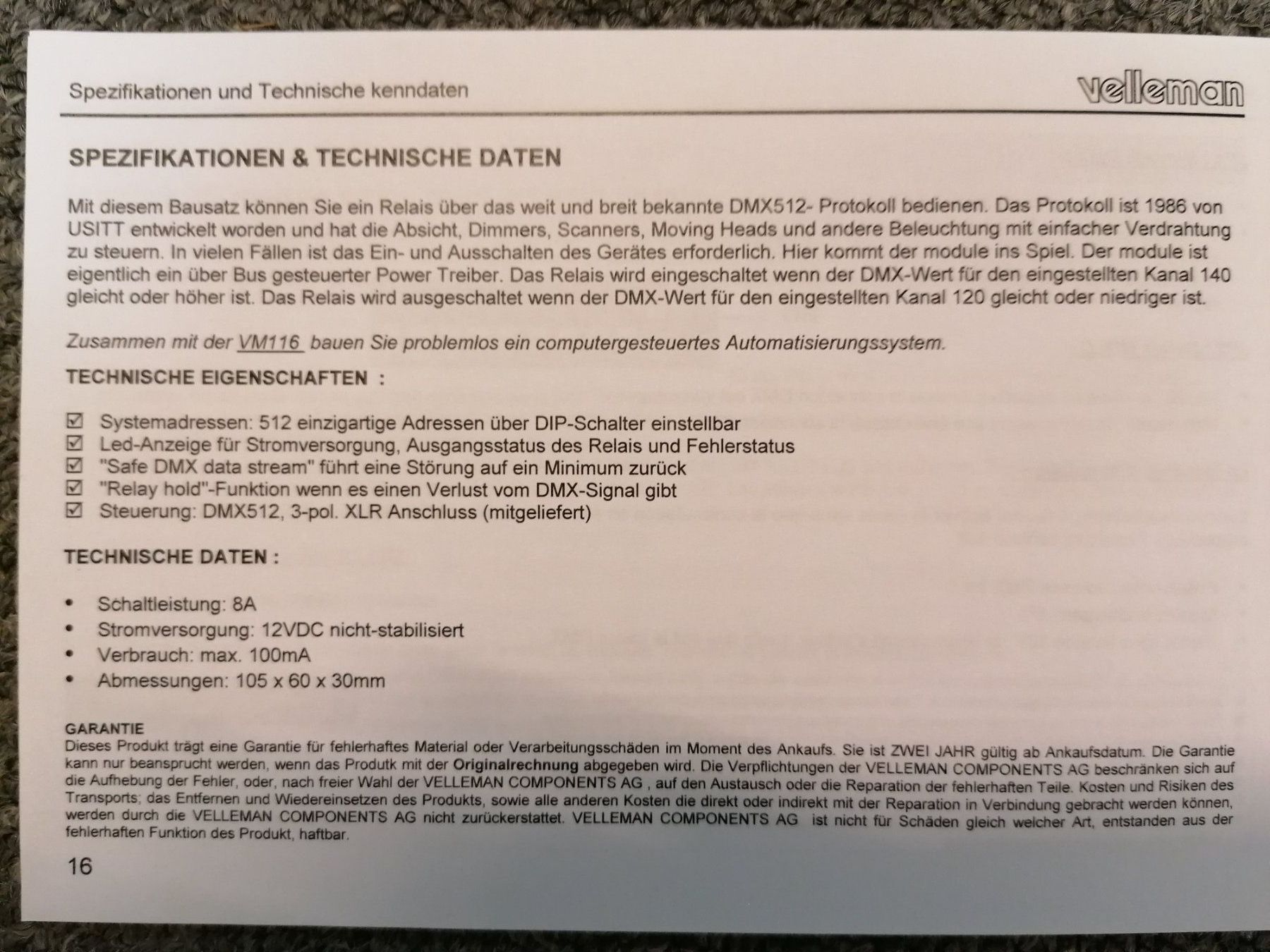 Elektronikbauteile: DMX , Relais, Disco, Switch, Bausatz, Elektronik – Gebraucht aus Niedergösgen von piccorx5 1