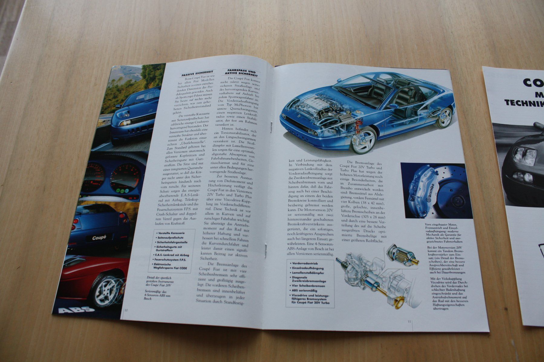 Fiat Documents: Fiat Coupé Prospekt 5/1999 – D'occasion à Wikon par erwin400 4