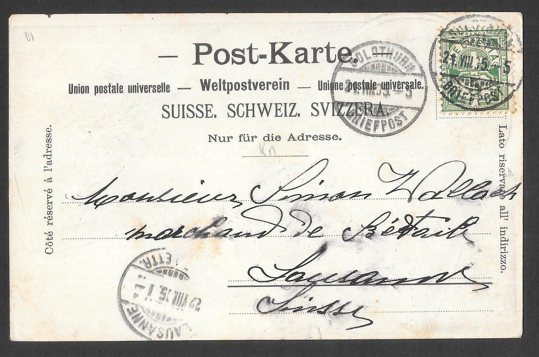 Ansichtskarten: St. Niklaus bei Solothurn 5 Bilder – Gebraucht aus Olten von clotaldi 1