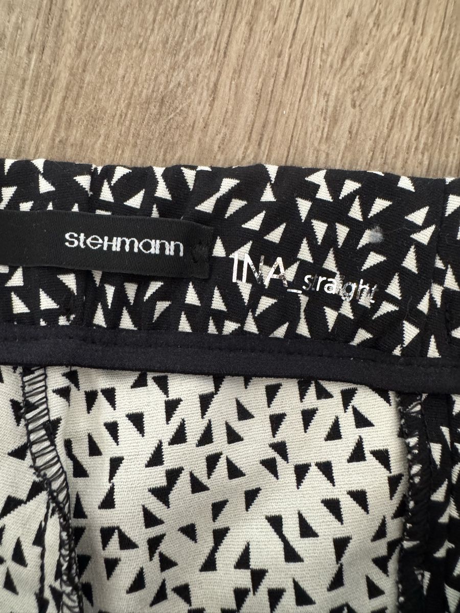 Pantaloni: Stehmann leichte Hose Gr. 36 / S weiss schwarz – Usato da Fislisbach venduto da KolibriSecondhand 1