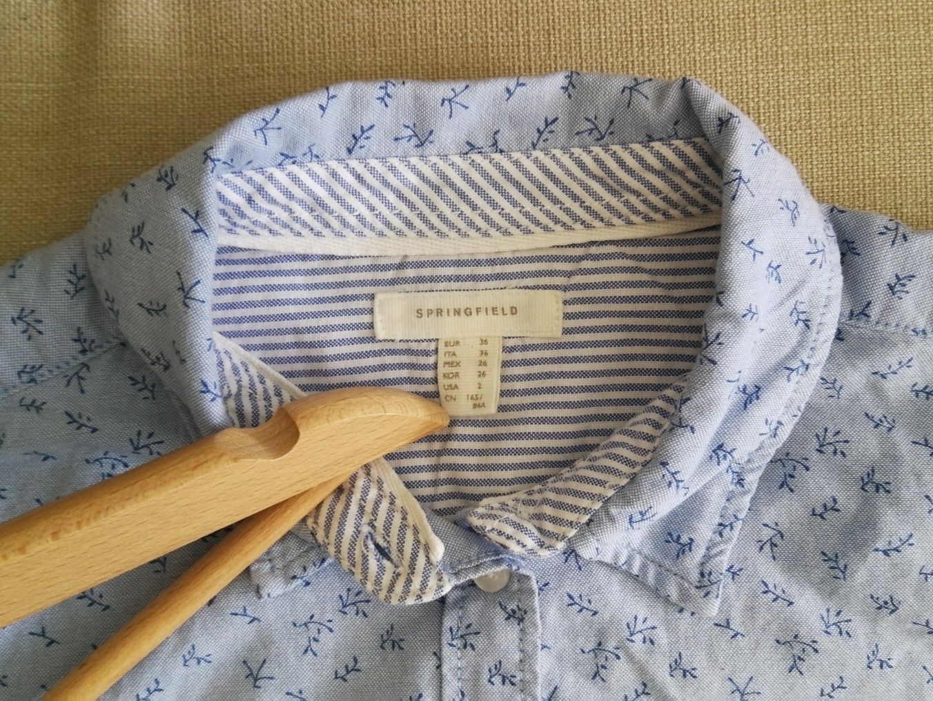 Blusen: Hellblaues Hemd von Springfield, Gr. 36 – Gebraucht aus Winterthur von 1doodle2 2