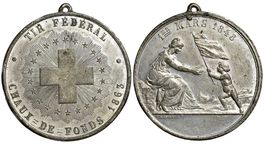 La Chaux-de-Fonds, Medaille 1863, Schützenfest