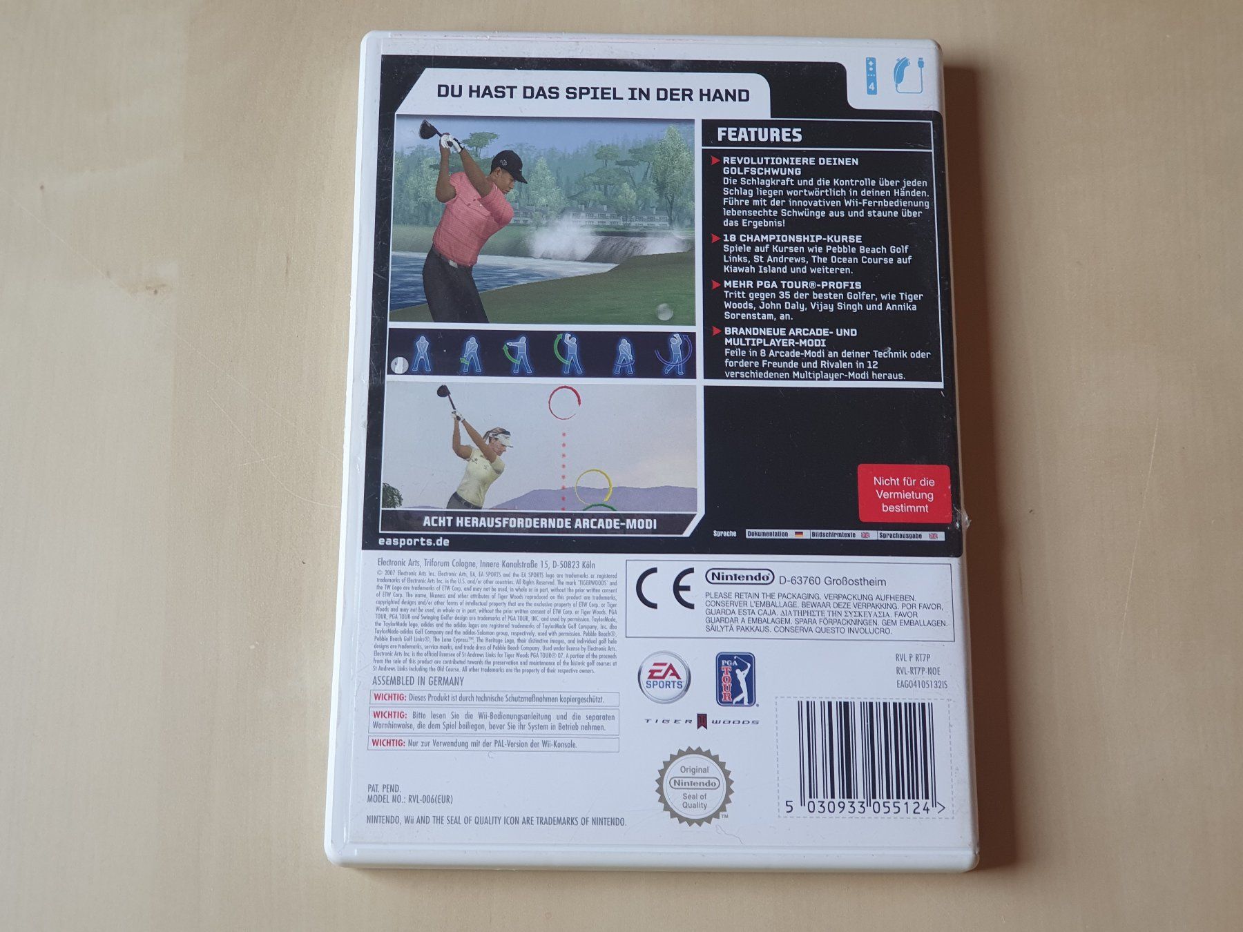 Nintendo Giochi: Tiger Woods PGA Tour 07 – Usato da Stansstad venduto da collectorsshop 1