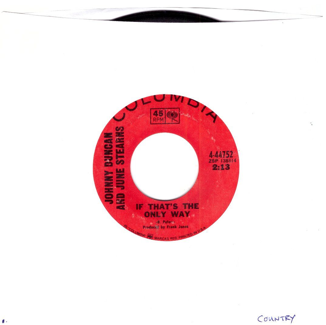 Dischi in vinile: JOHNNY DUNCAN & JUNE STEARNS – Usato da Bassersdorf venduto da house-of-vinyl