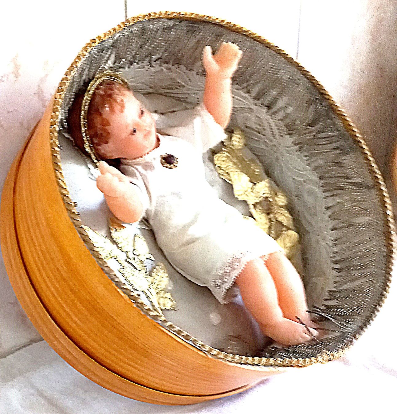Figuren: Grosses antikes Fatschenkind 20 cm – Gebraucht aus Baar von 2cvbaar 5