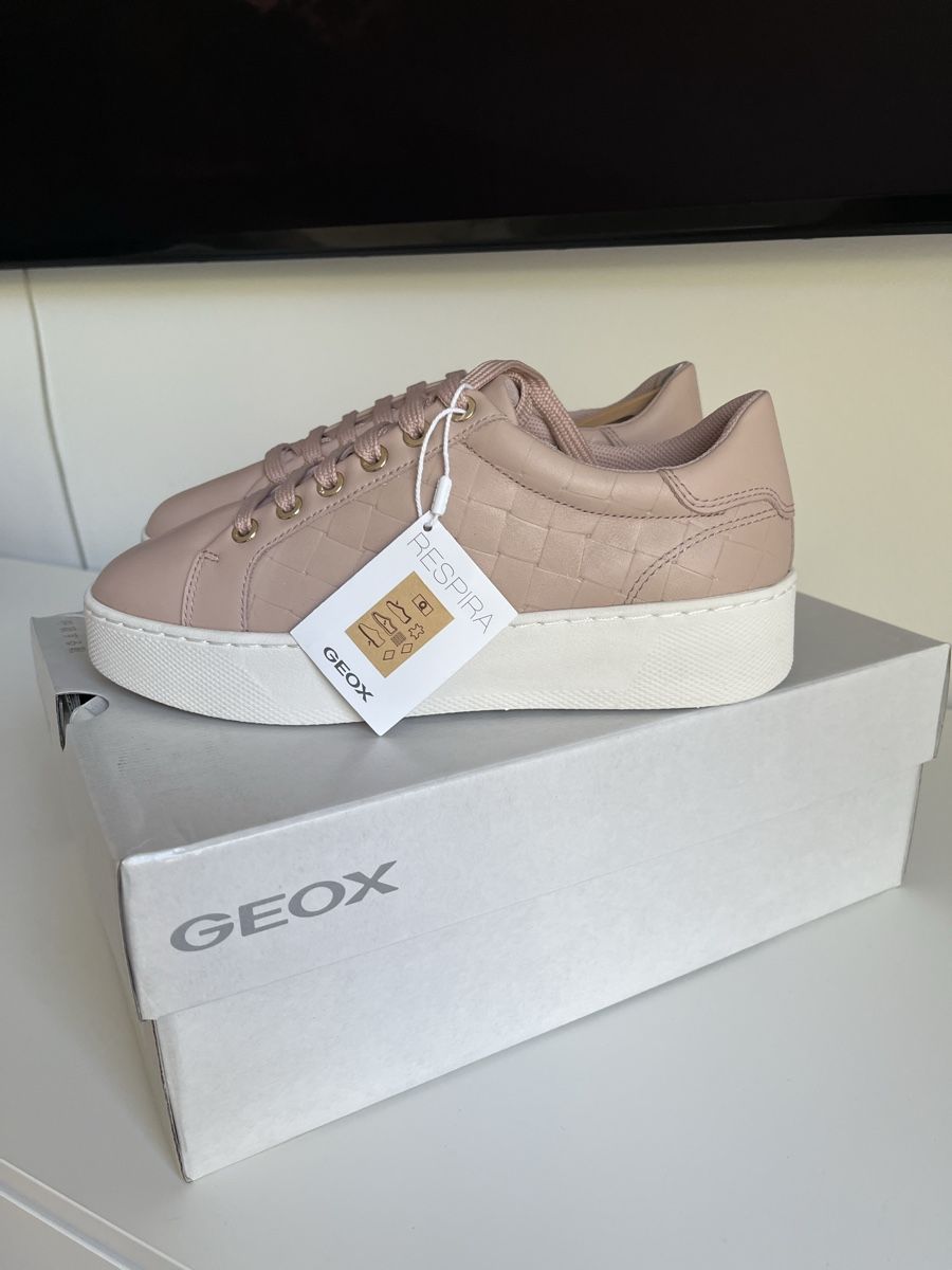 Geox Damenschuhe: Schuhe Sneakers GEOX Gr.37 Leder – Neu und originalverpackt aus Stäfa von Exclusive0 1