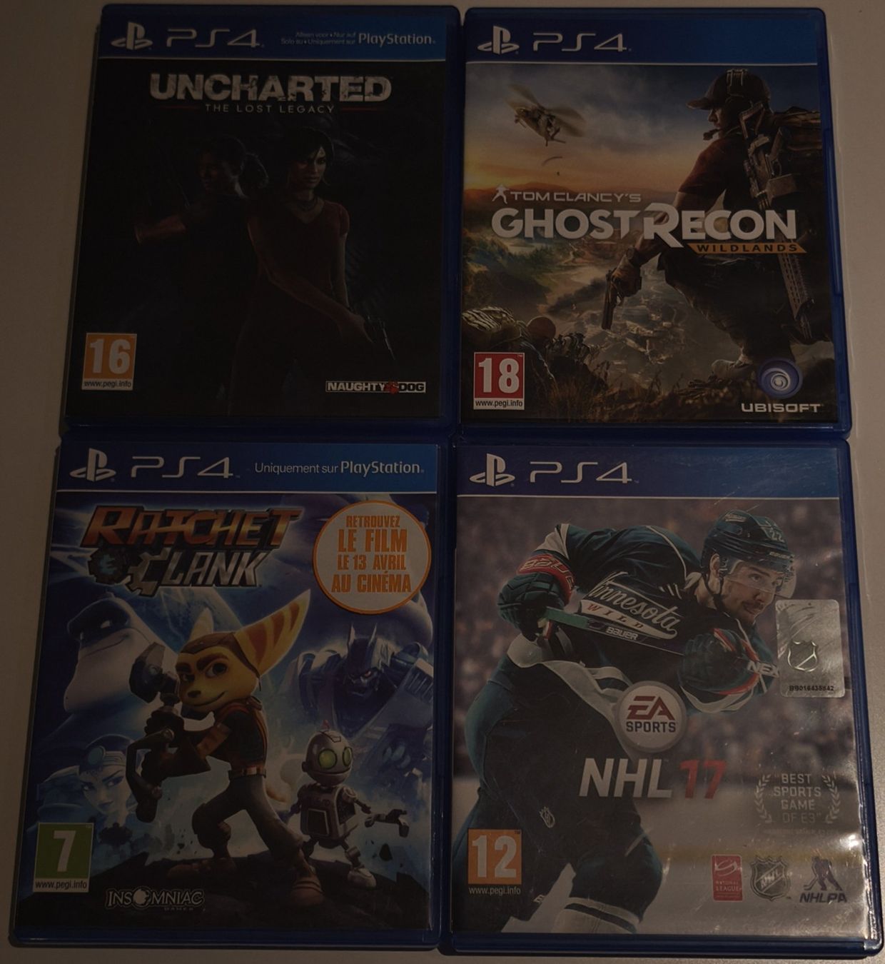 Sony Jeux: 4x PS4 Spiele – D'occasion à Dübendorf par Tpghost