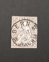 1861: Strubel 5 Rp.braun Nr.22G Vollstempel Bern