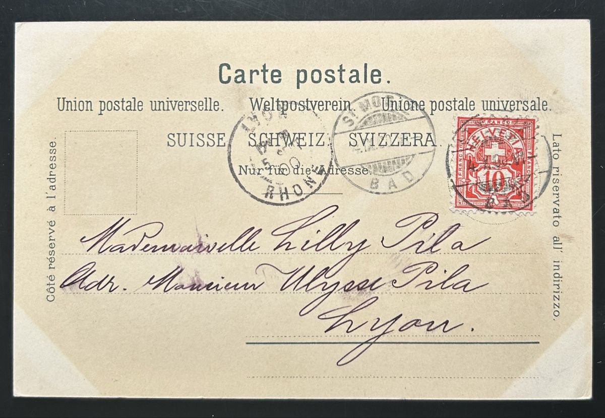 Cartoline postali: Gruss aus St.Moritz Litho  – Usato da Horw venduto da Tellbub 1