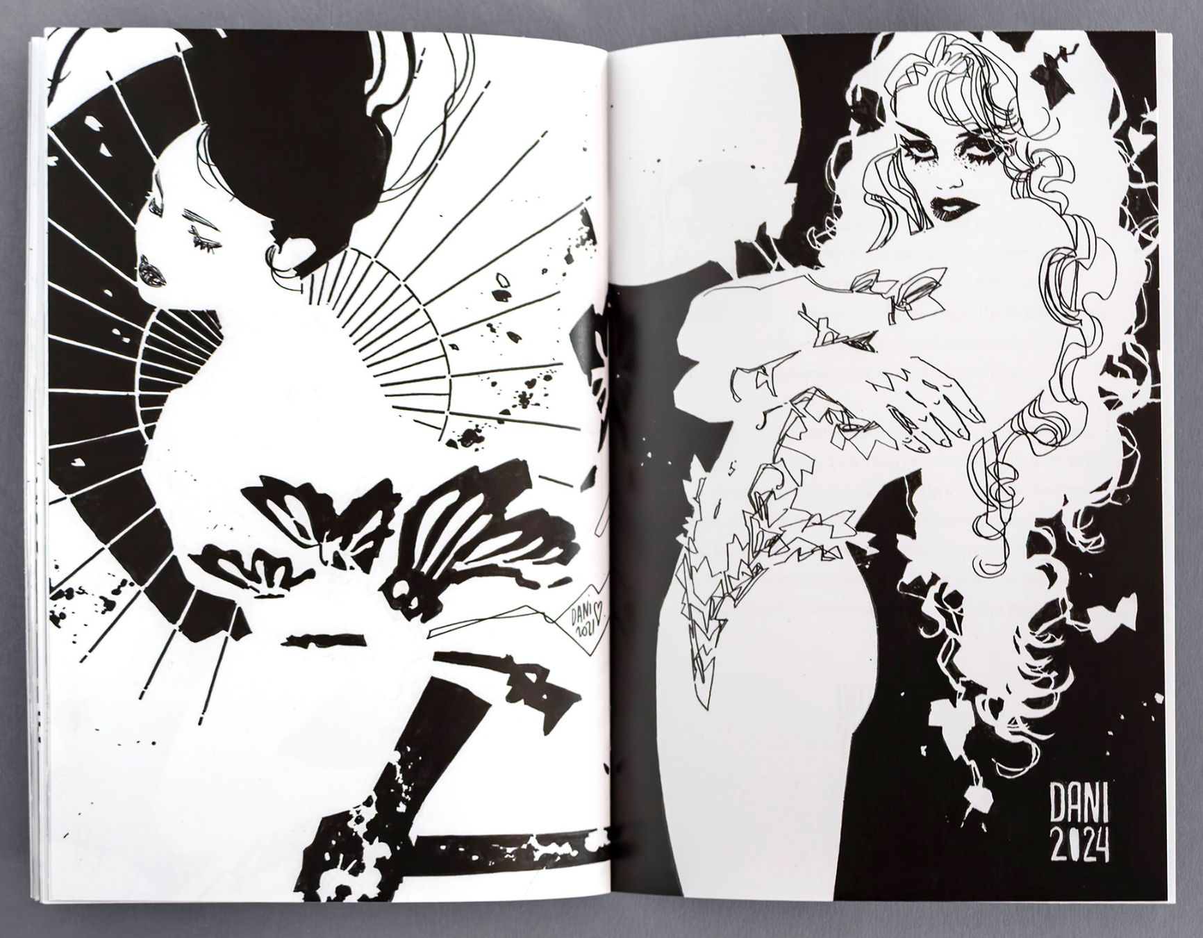 Comics: DANI STRIPS - INKBOUND II - SKETCHBOOK SIGNED RAVEN SKETCH – Neu (gemäss Beschreibung) aus St. Gallen von kobayashi-maru 8