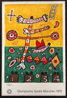 Alan Davie Olympische Spiele 1972 handsigniert 200 Ex.