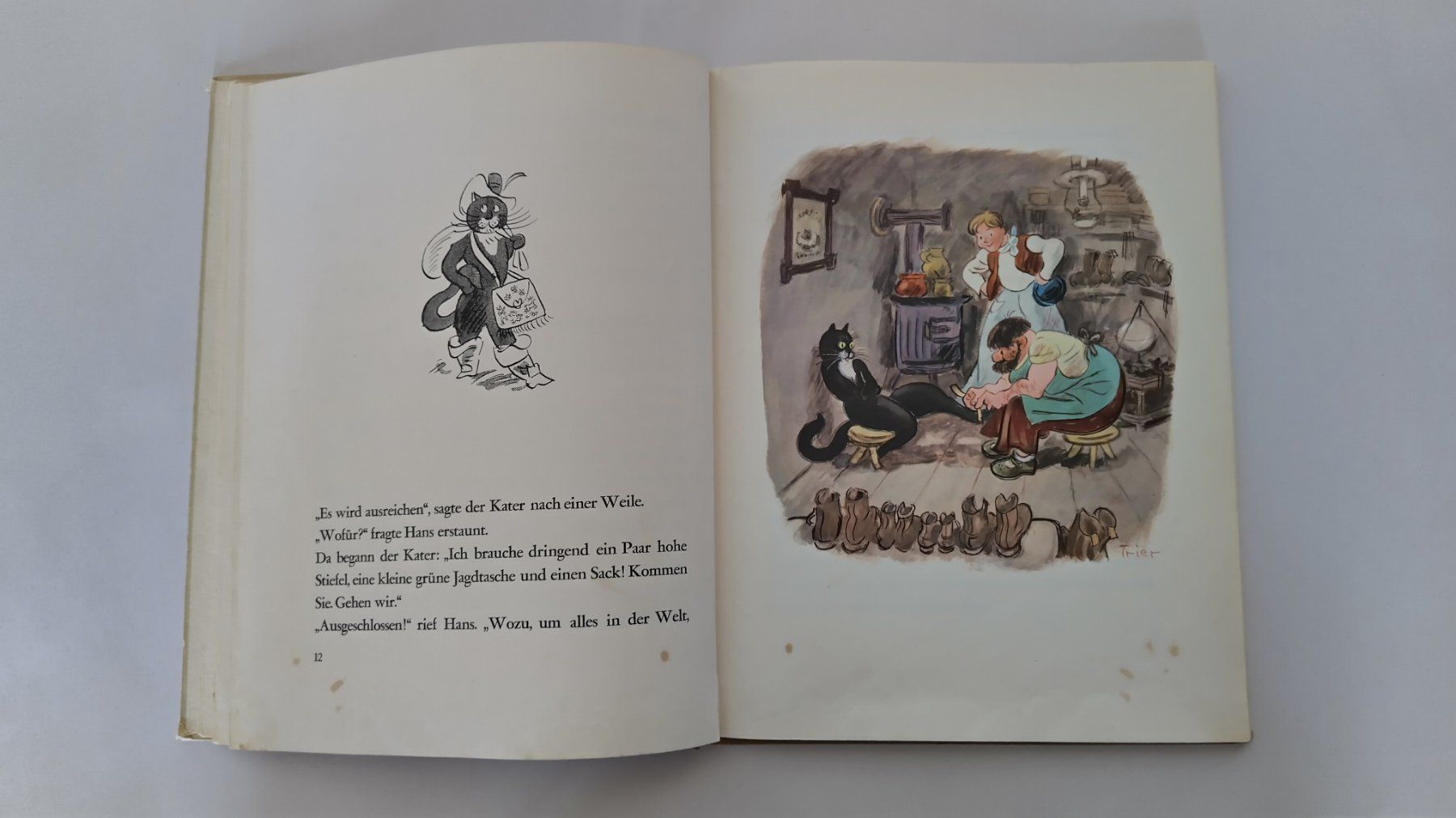 Libri: Erich Kästner - Der gestiefelte Kater / Walter Trier / 1950 – Usato da Bellach venduto da JingleJerry 5