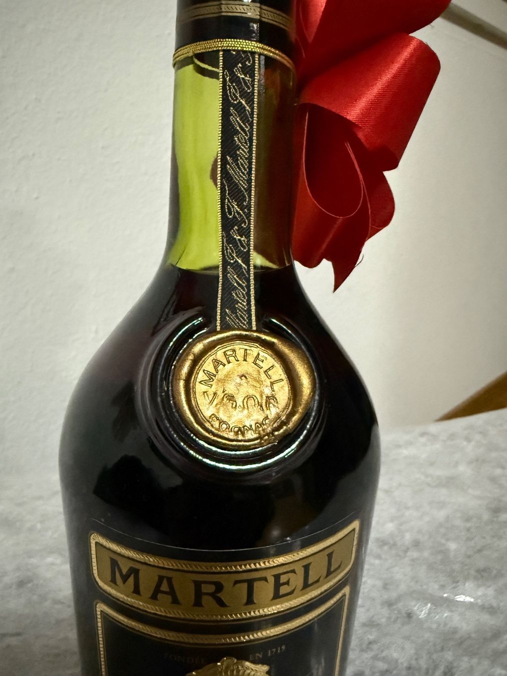Spirituosen: Martell  Medaillon  70 cl 1975 - 1980 – Neu und originalverpackt aus Alpnach Dorf von Prof.Don.Camillo 1