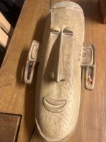 Holzmaske Wanddeko aus Germanien,Vintage,Achatit (m)