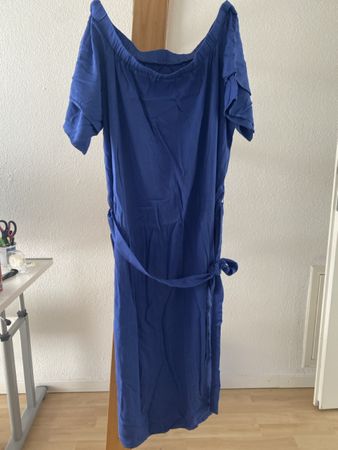 Tom Tailor Sommerkleid, Gr. 46, blau