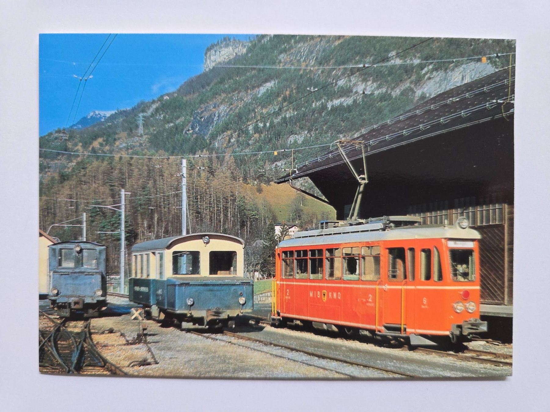 Ansichtskarten: AK Bahnen Meiringen - Innertkirchen-Bahn alt – Gebraucht aus Dättlikon von Wundertuete_
