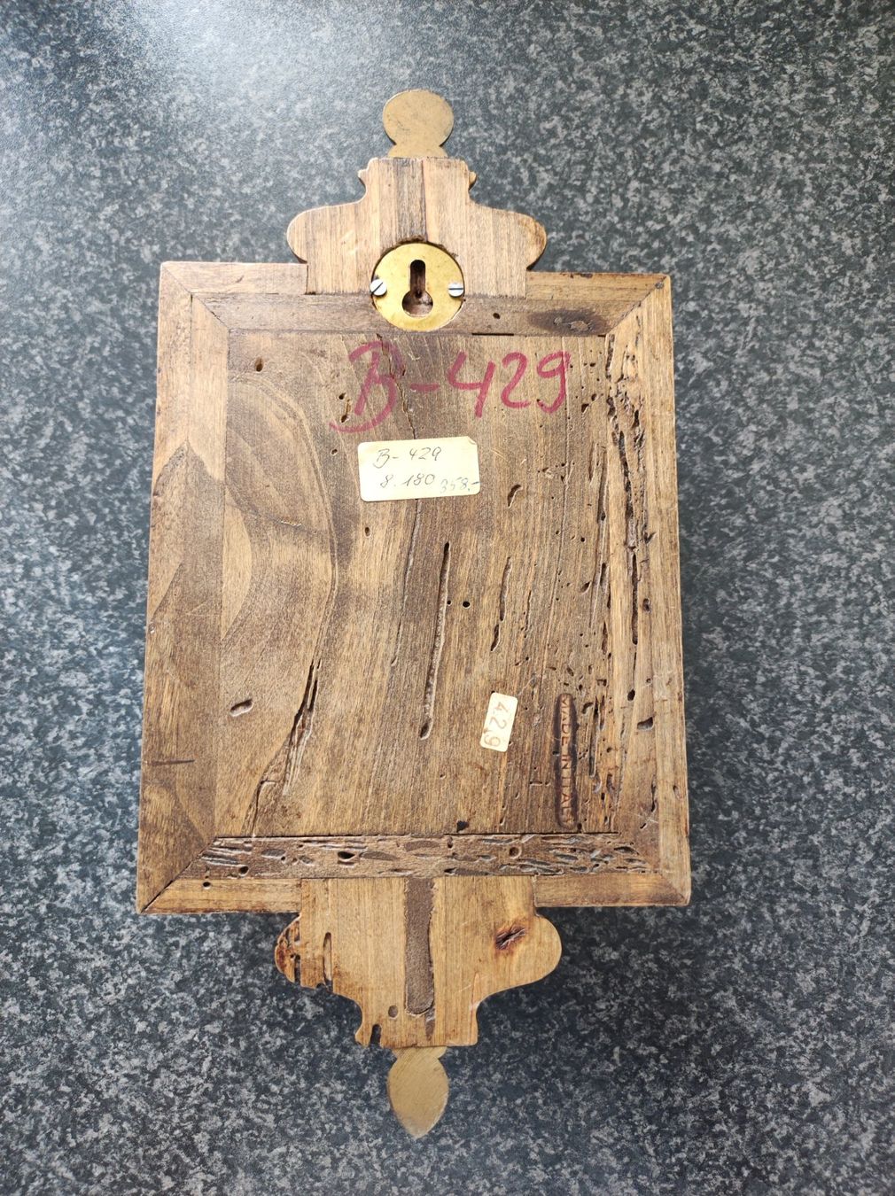 Orologi: Wanduhr mit Holz und evtl. Messing – Usato da Wohlen AG venduto da Tikale 4