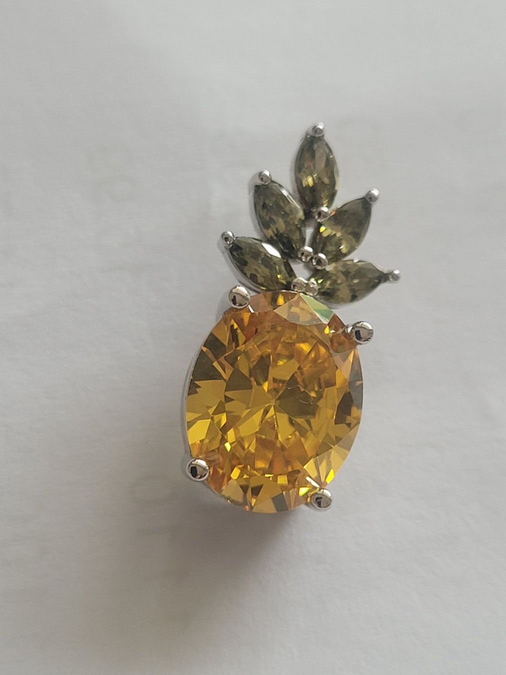 Orecchini pendenti & Orecchini a lobo: Ohrstecker 925 Silber mit Steinen Ananas neu – Nuovo (secondo la descrizione) da Port venduto da Darialina 1
