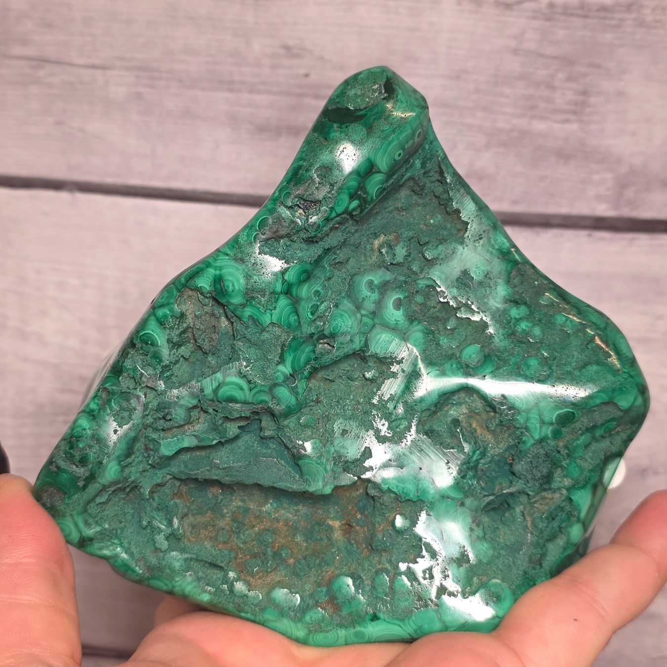 Minerali & Pietre curative: Malachit Stufe 950g – Nuovo e nell'imballaggio originale da Matzingen venduto da Shay_Crystalz 3