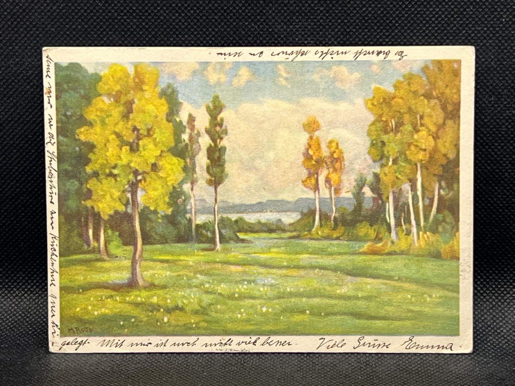 Cartoline postali: Marie Rollé: Am Bielersee – Usato da Widnau venduto da Brusi9
