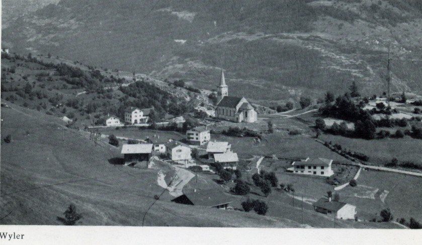 Cartoline postali: Feschel  VS  /  Guttet  /  Wyler  /  Grächmatten    um 1969 – Usato da Brig venduto da Valcards54 1