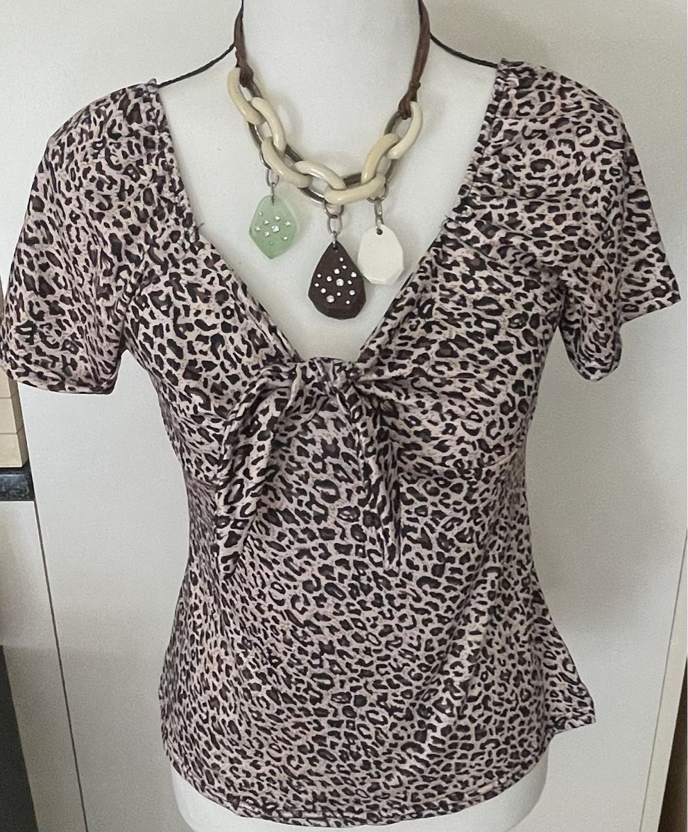 Top: Top mit Leopard Muster Gr. S – Nuovo (secondo la descrizione) da Gränichen venduto da RetoLexi