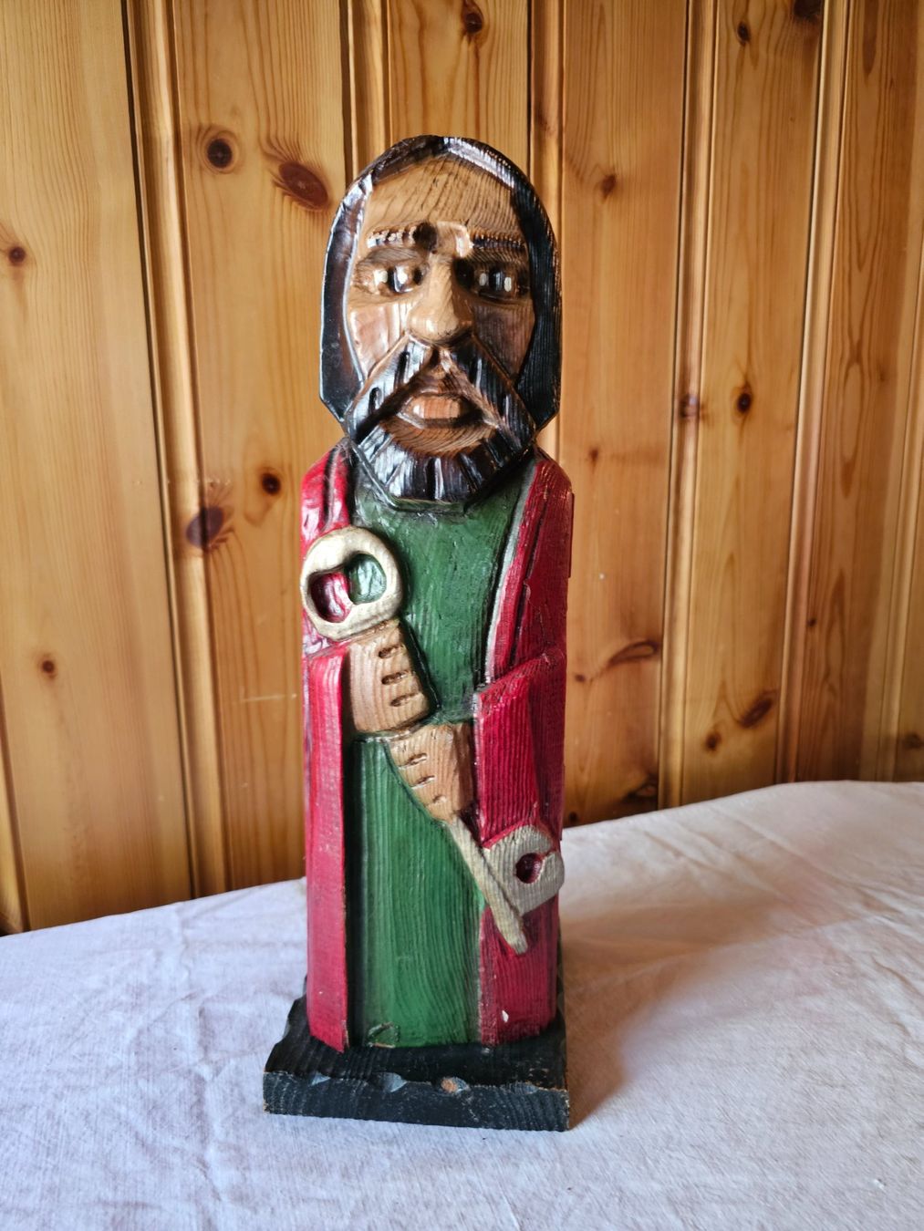 Figurines: Holzfigur "Heiliger Petrus" – D'occasion à Bigenthal par Westerngirl