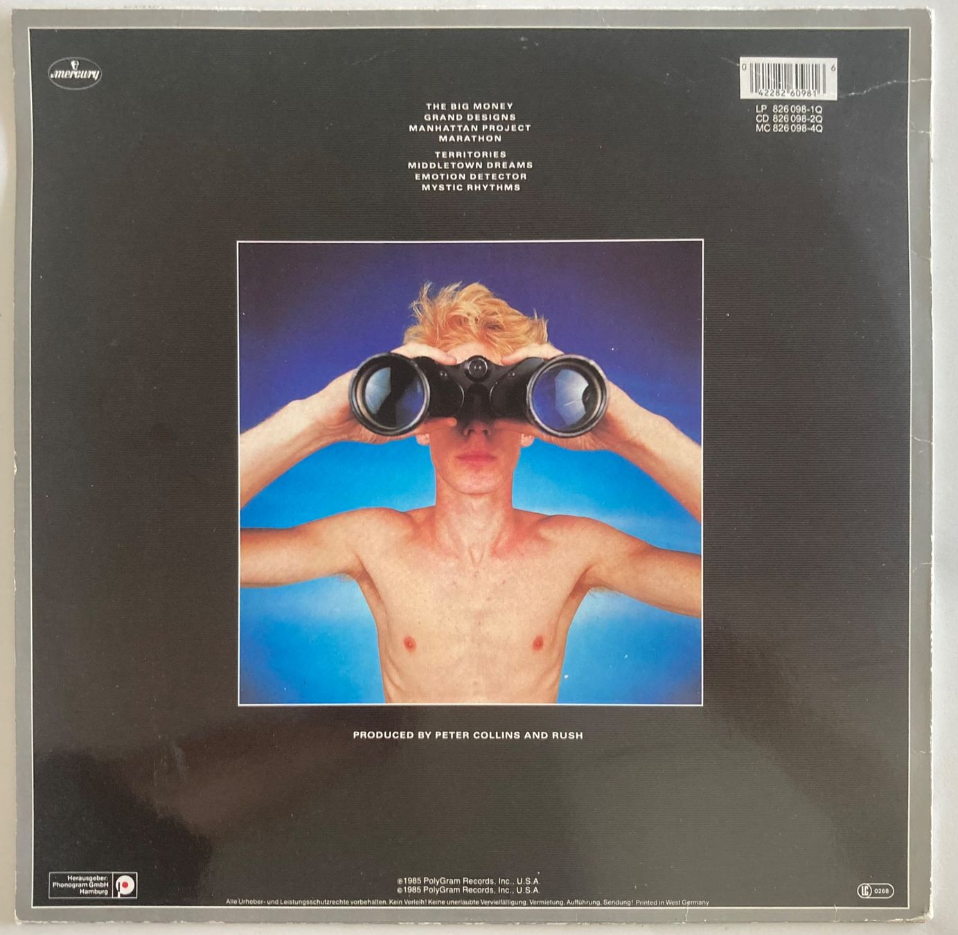 Dischi in vinile: RUSH - POWER WINDOWS – Usato da Poliez-Pittet venduto da Newtown-Records 1