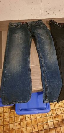 Motorradhose King Kerosin 55 W 29 L 32 mit Knieschützer