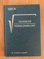 Gieck Technische Formelsammlung 29. Aufl 1989