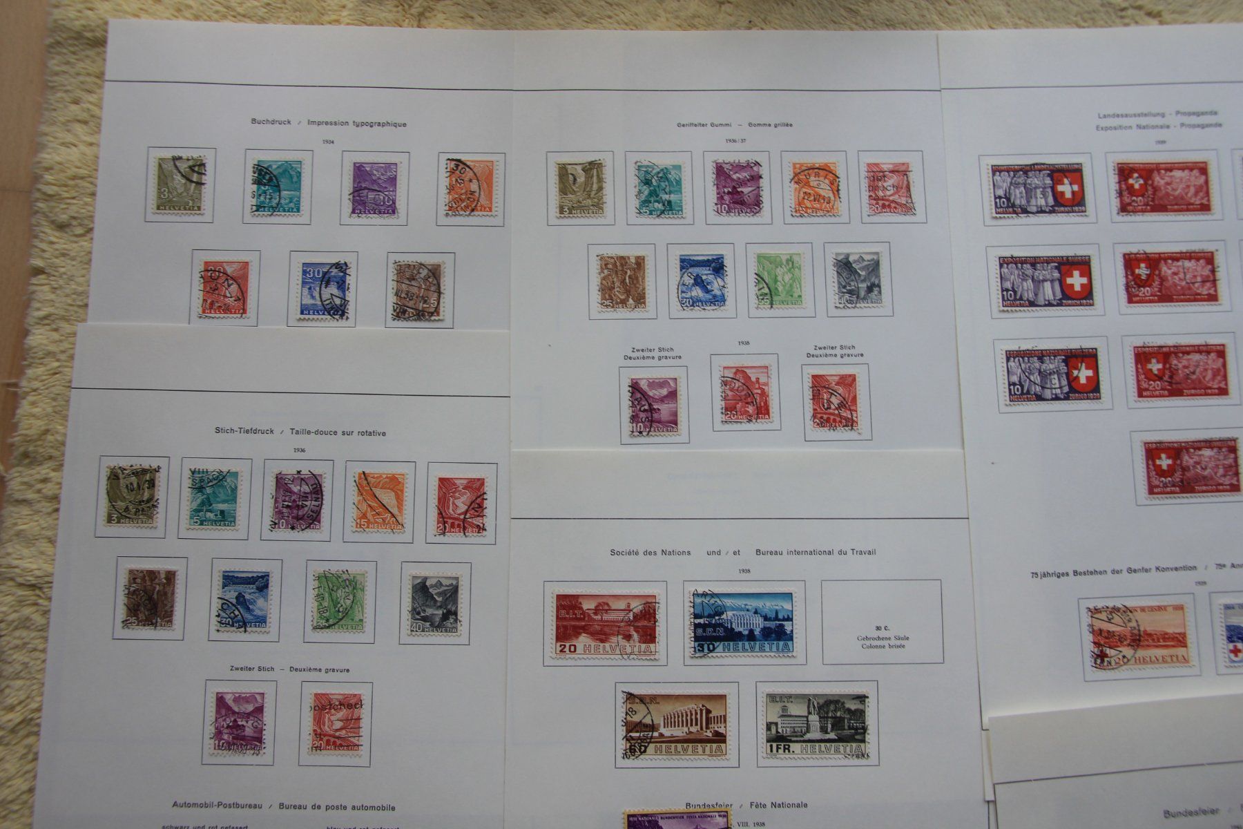 Tutti i francobolli: Briefmarken Schweiz Sammlung CH3 – Usato da Schlieren venduto da Sternstunde2 5
