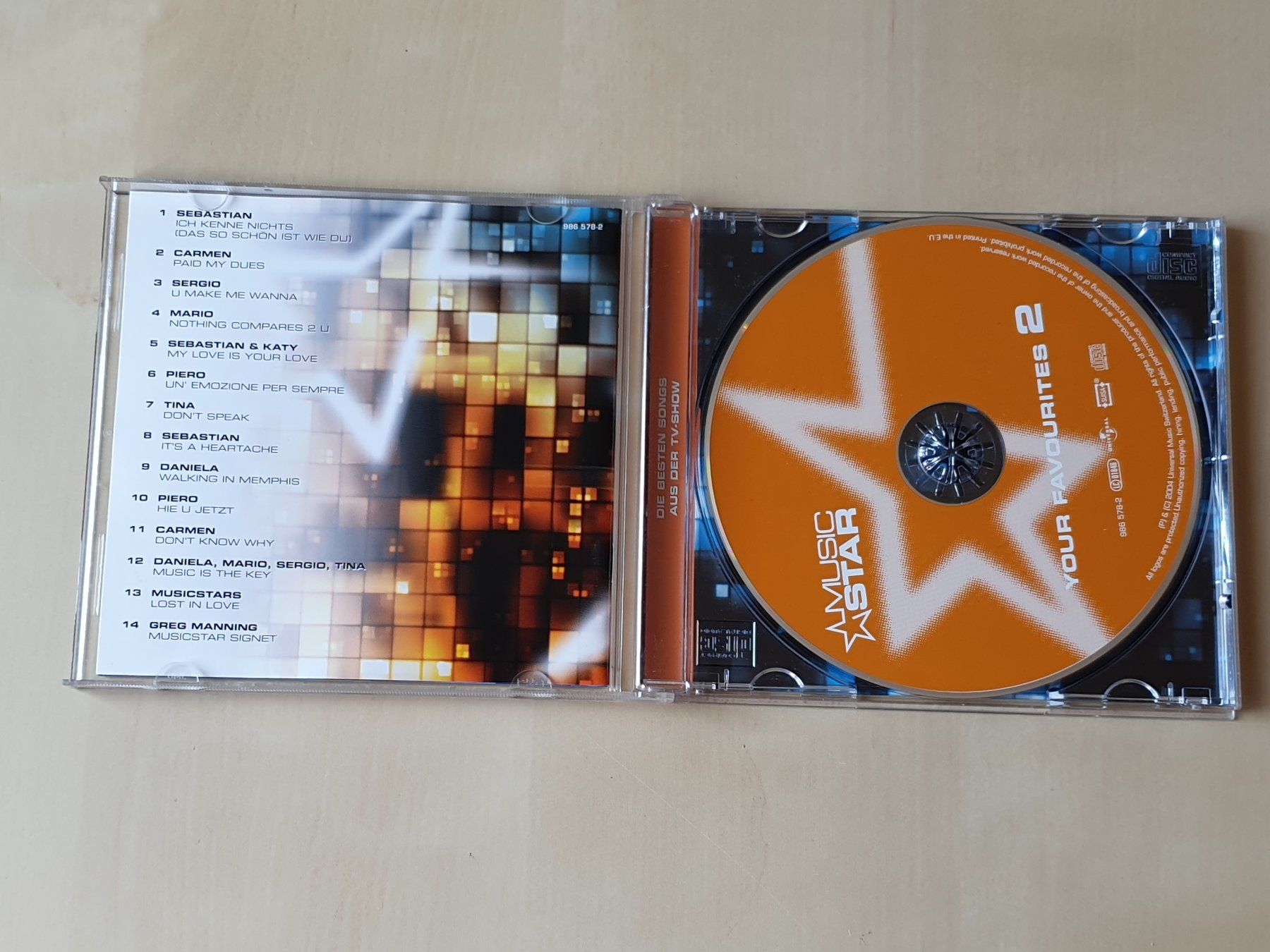 CD: Music Star Your Favourites 2 – Usato da Stansstad venduto da collectorsshop 2