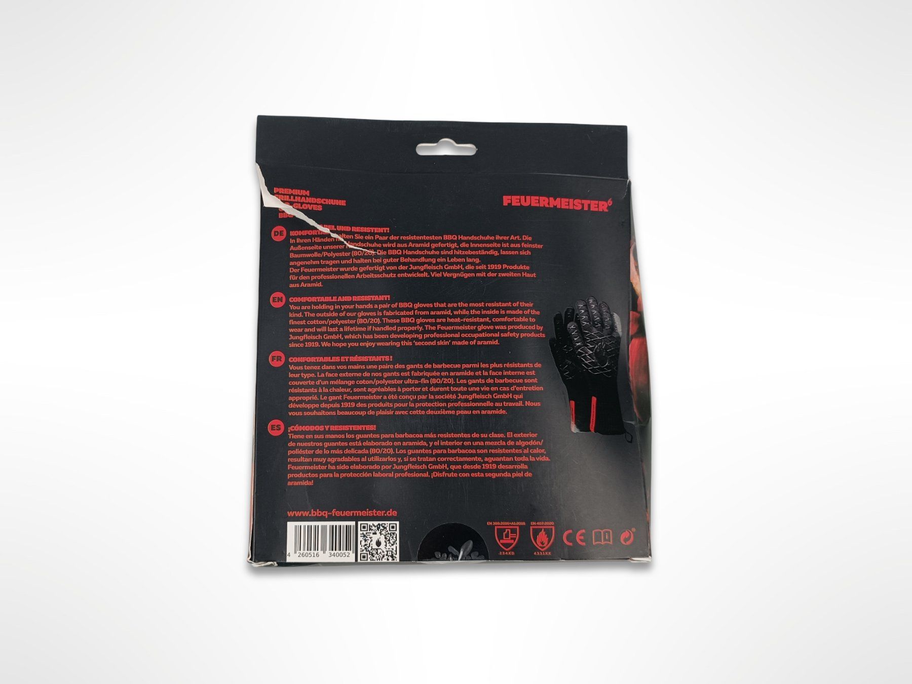 Guanti & manicotti: FEUERMEISTER Premium Grillhandschuhe Gr. 10 – Nuovo (secondo la descrizione) da Suhr venduto da Restwert_Suhr 6