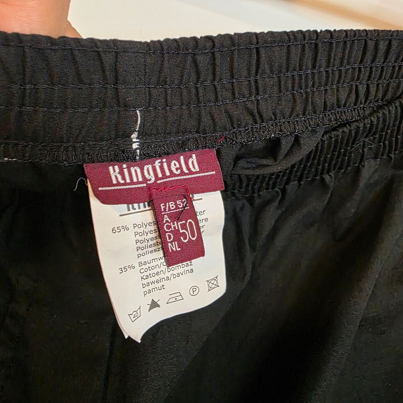 Pantaloni: Kingfield 3/4 Hose Schwarz Gr. 50 – Usato da Wald ZH venduto da CapLux 3