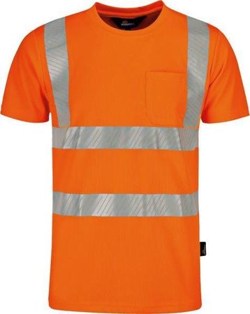 2x Vizwell Warnschutz T-Shirt Arbeitsshirt UV-Schutz Bau