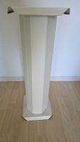 Säule Metall weiss Dekosäule Blumenständer gebraucht