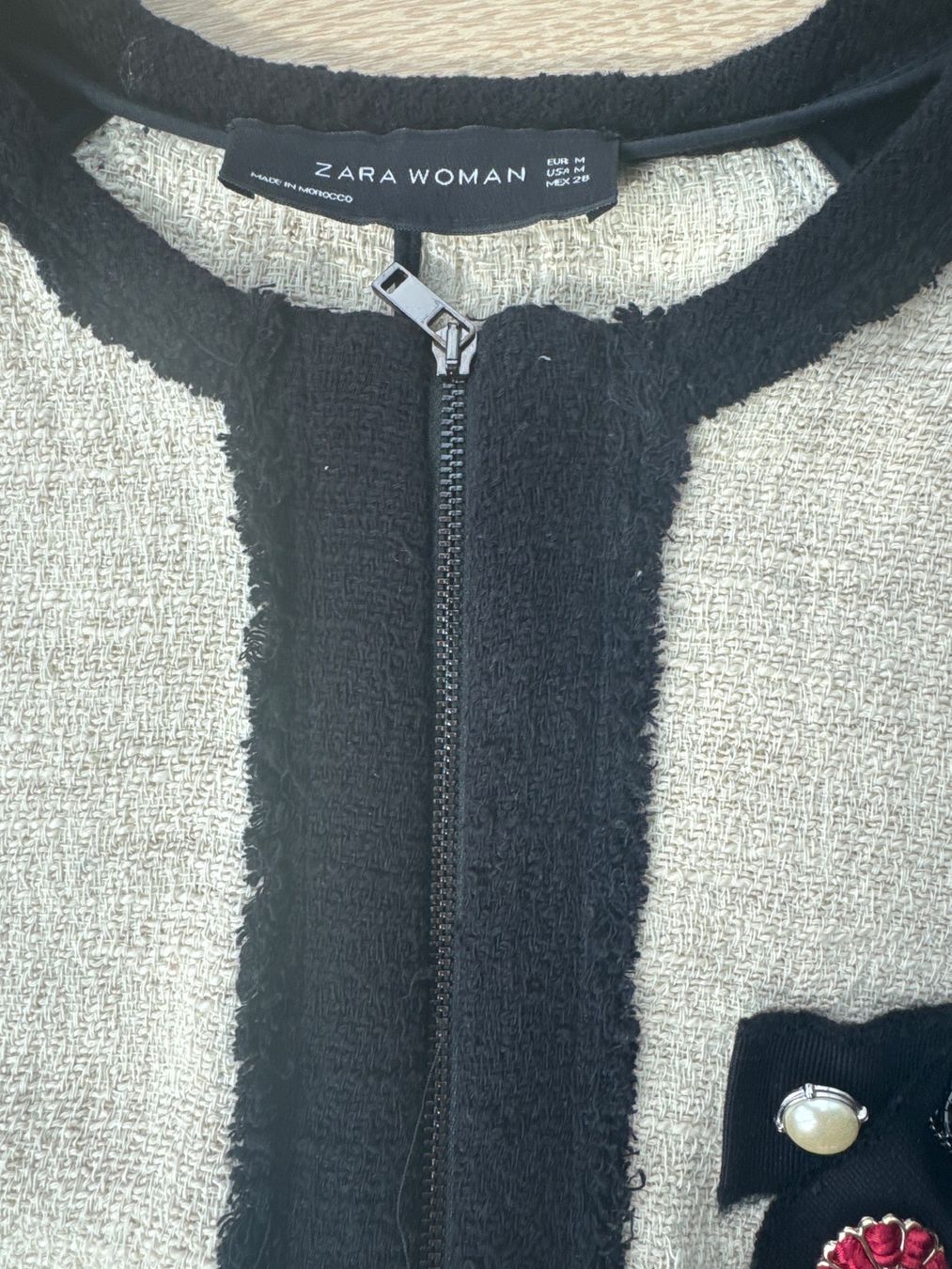 Zara Giacche: Zara Tweed Boucle Jacke gr. M – Usato da Kilchberg ZH venduto da atlanticpacific 4