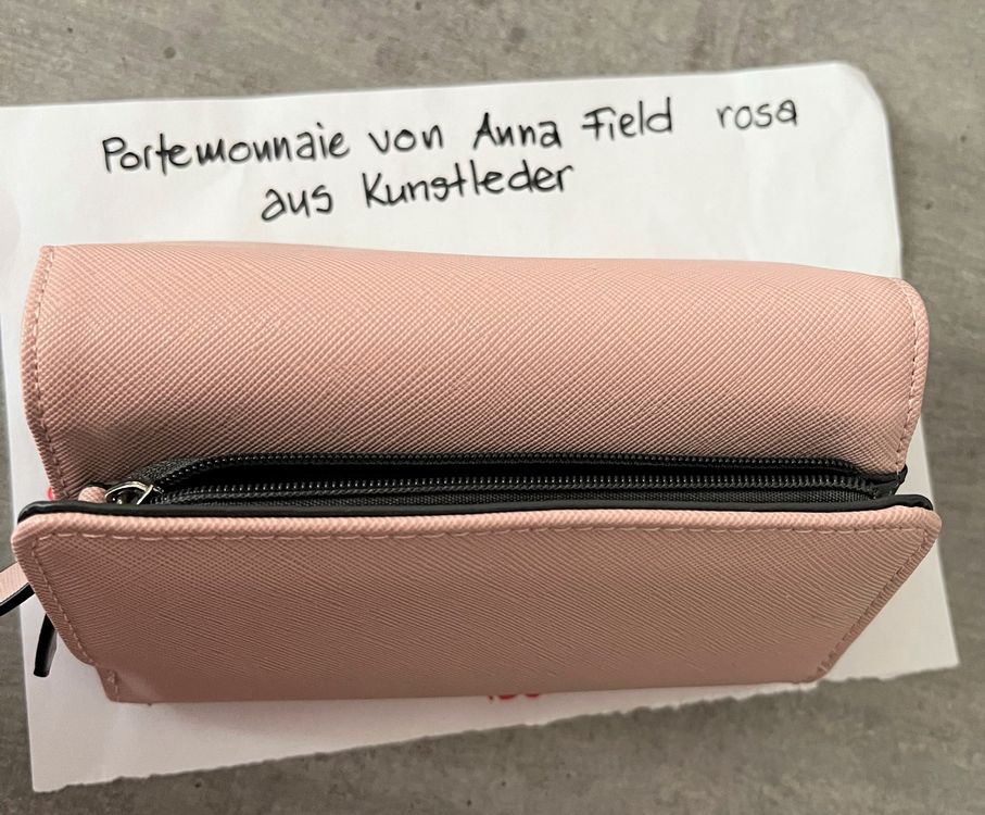 Portemonnaie aus Kunstleder von Anna Field rosa NEU | Kaufen auf Ricardo
