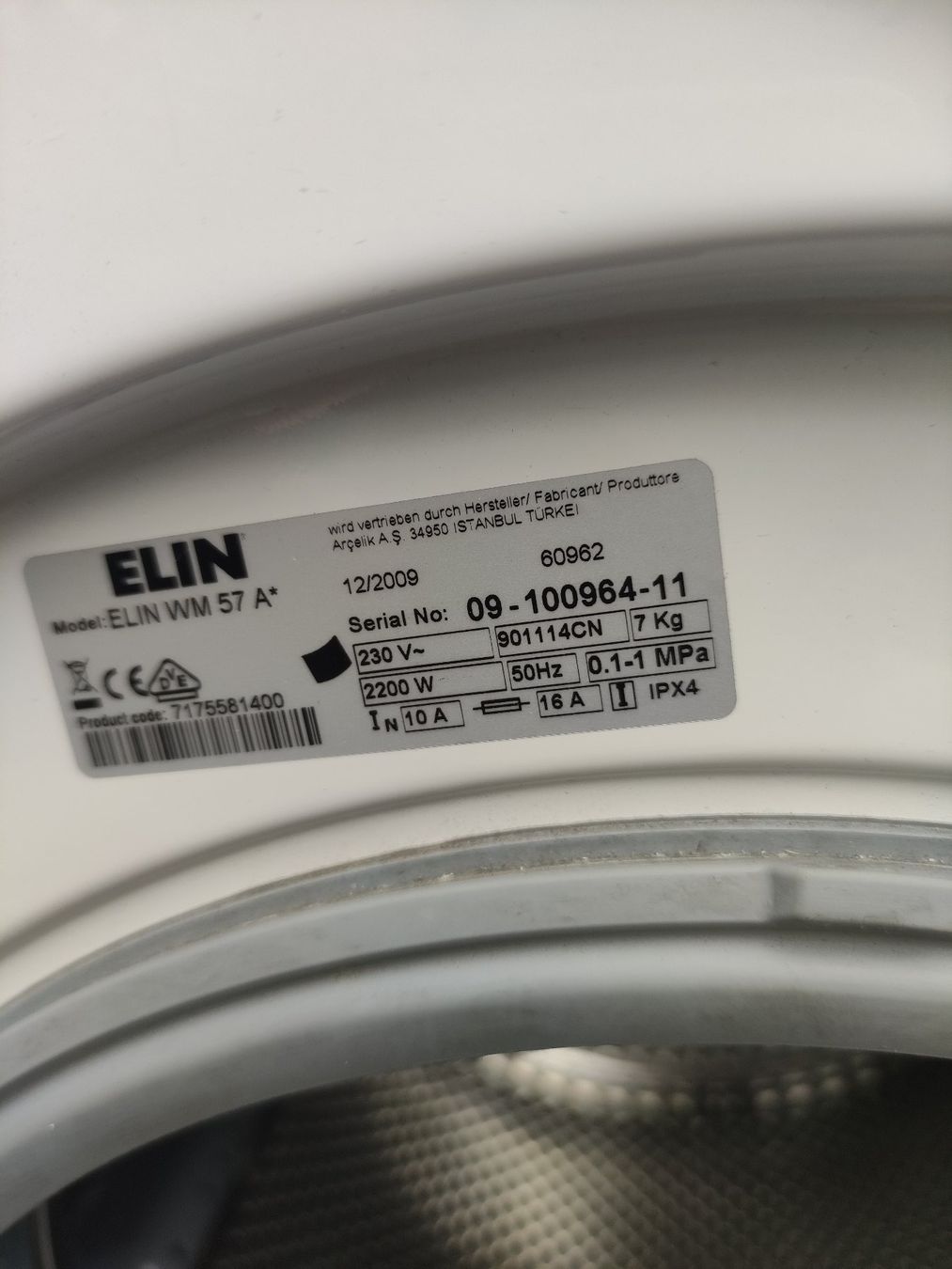 Lavatrici: Waschmaschine Elin 7kg – Usato da Mitlödi venduto da Amik 3