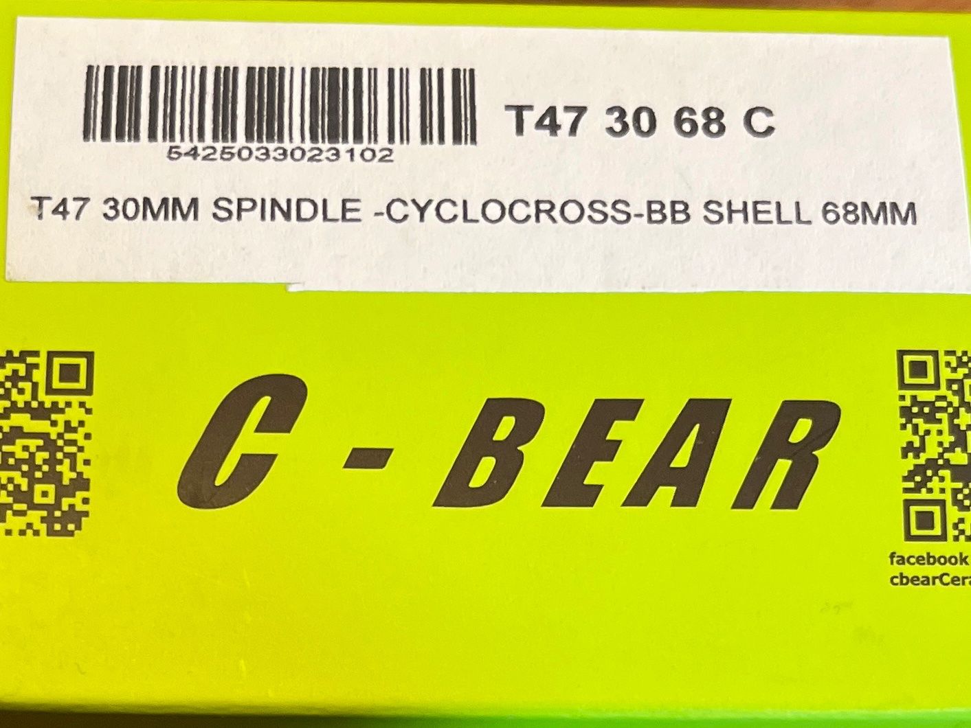 Pezzi di ricambio: Boîtier pédalier C-BEAR roulements céramiques – Nuovo e nell'imballaggio originale da Cugy VD venduto da juanpoulix 2