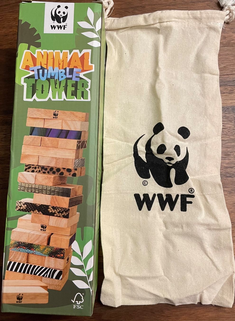 WWF Giocattoli: Yenga Holzturm von WWF – Nuovo e nell'imballaggio originale da Niederrohrdorf venduto da Wimabu531