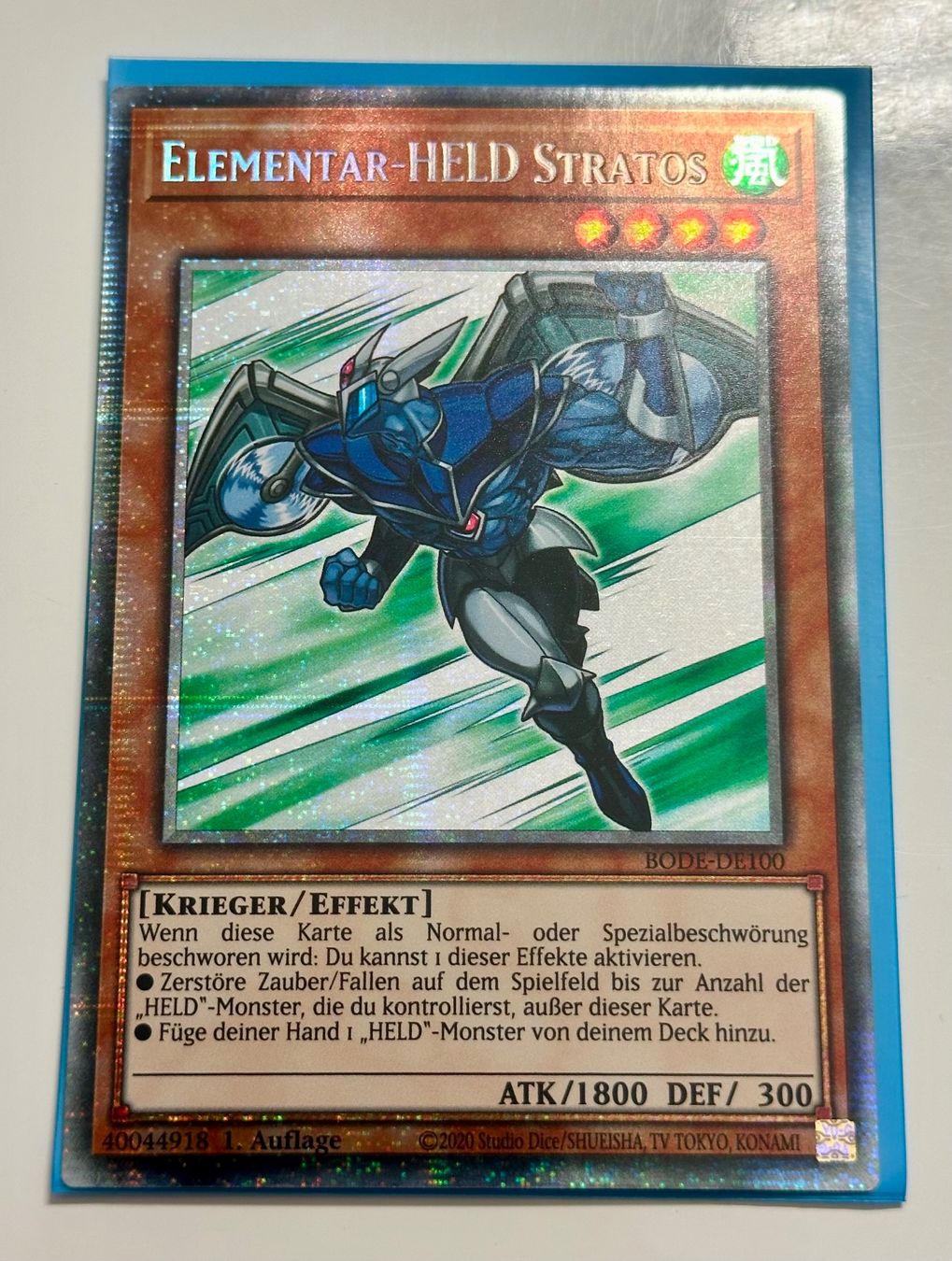 Yugioh Carte collezionabili: Yu-Gi-Oh! / Elementar-Held Stratos / Starlight Rare / Unikat – Nuovo e nell'imballaggio originale da Lauerz venduto da Tradeable 2