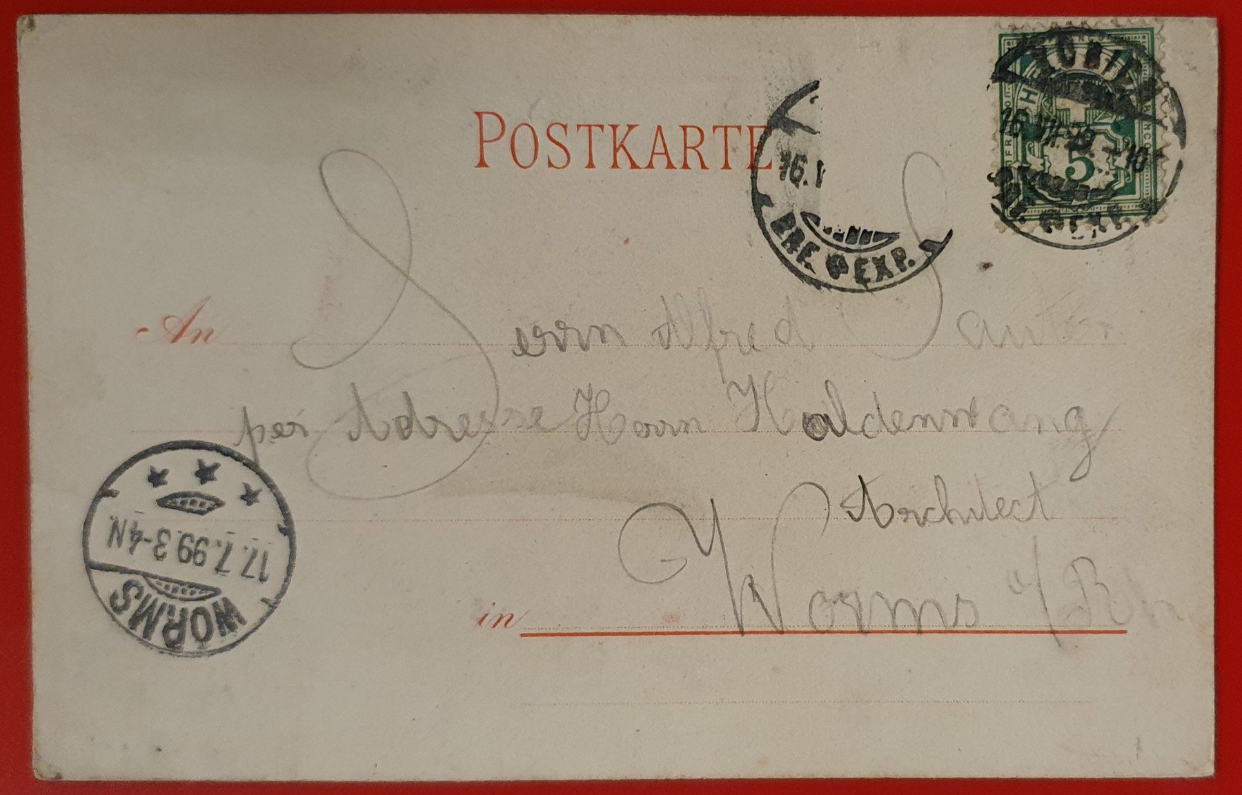 Cartoline postali: Schützen-Gruss 1899 – Usato da Kreuzlingen venduto da Rschweiz1 1