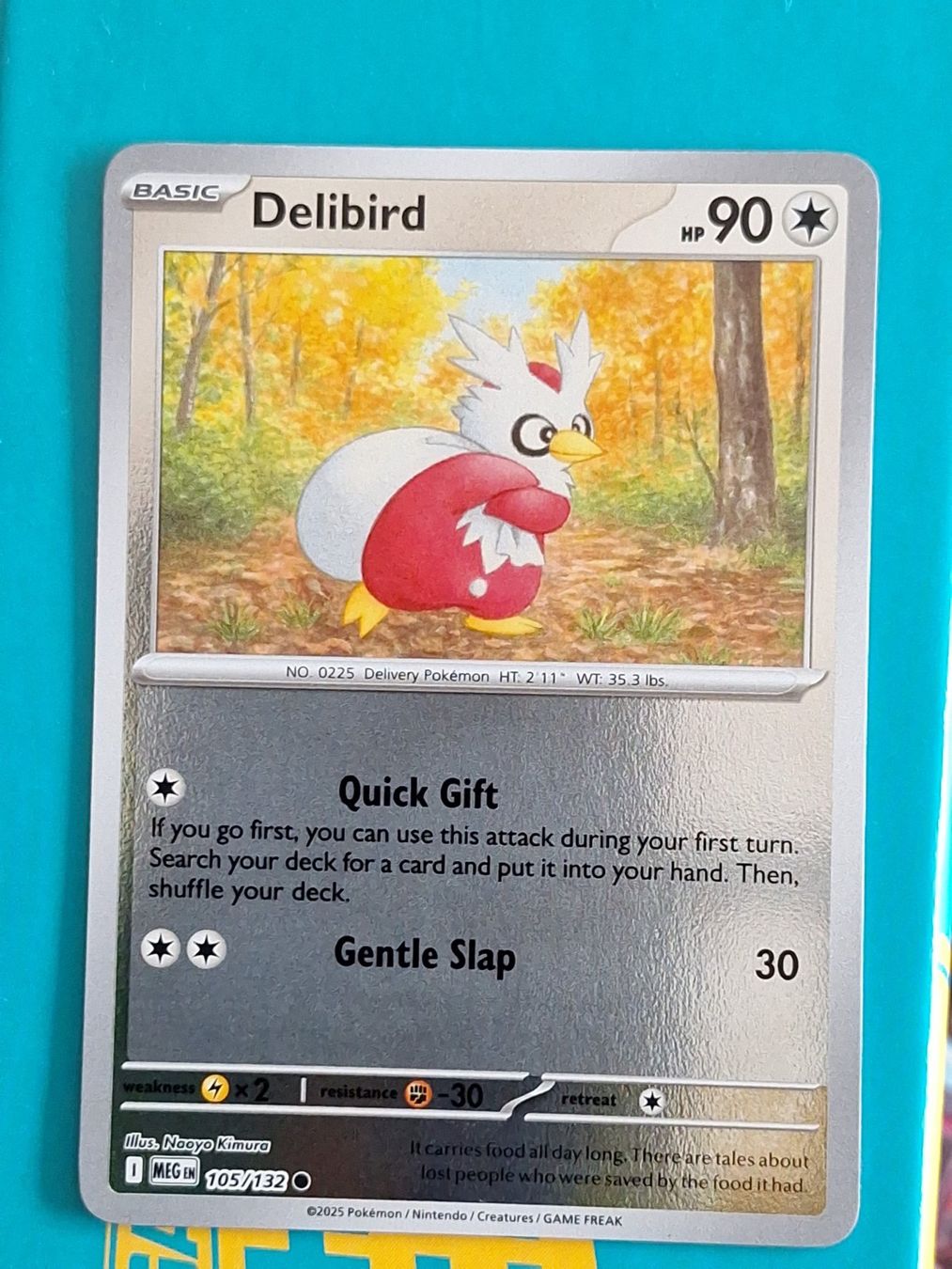 Pokémon Carte collezionabili: Delibird - Reverse Holo Pokemon Mega Evolution #1.8 – Usato da Altstätten SG venduto da GGsGameshop