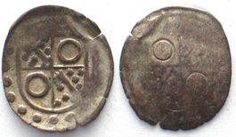 WORMS Bistum Schüsselpfennig o.J. THEODOR VON BETTENDORF vz+