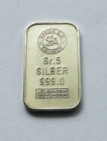 5gr. SILBER / ARGENT 999.0 - Argor S.A. Chiasso