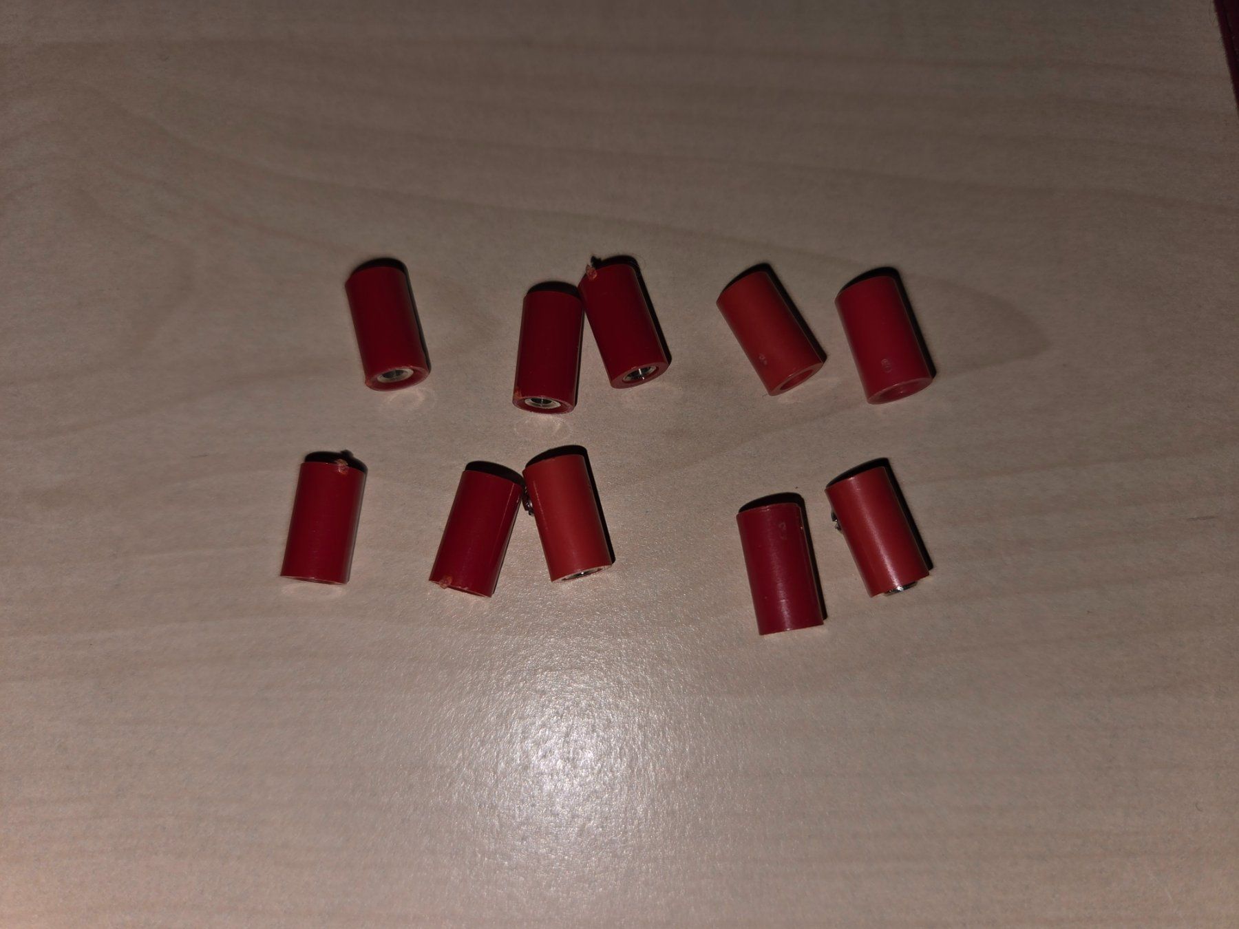 Brawa Modellini di ferrovie: 10 rote Modellbau Muffen – Usato da Klingnau venduto da Eisenbahnhobby