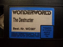 VHS  THE  DESTRUCTER