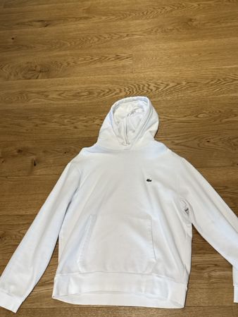 Lacoste Hoodie weiss Groesse L guter Zustand